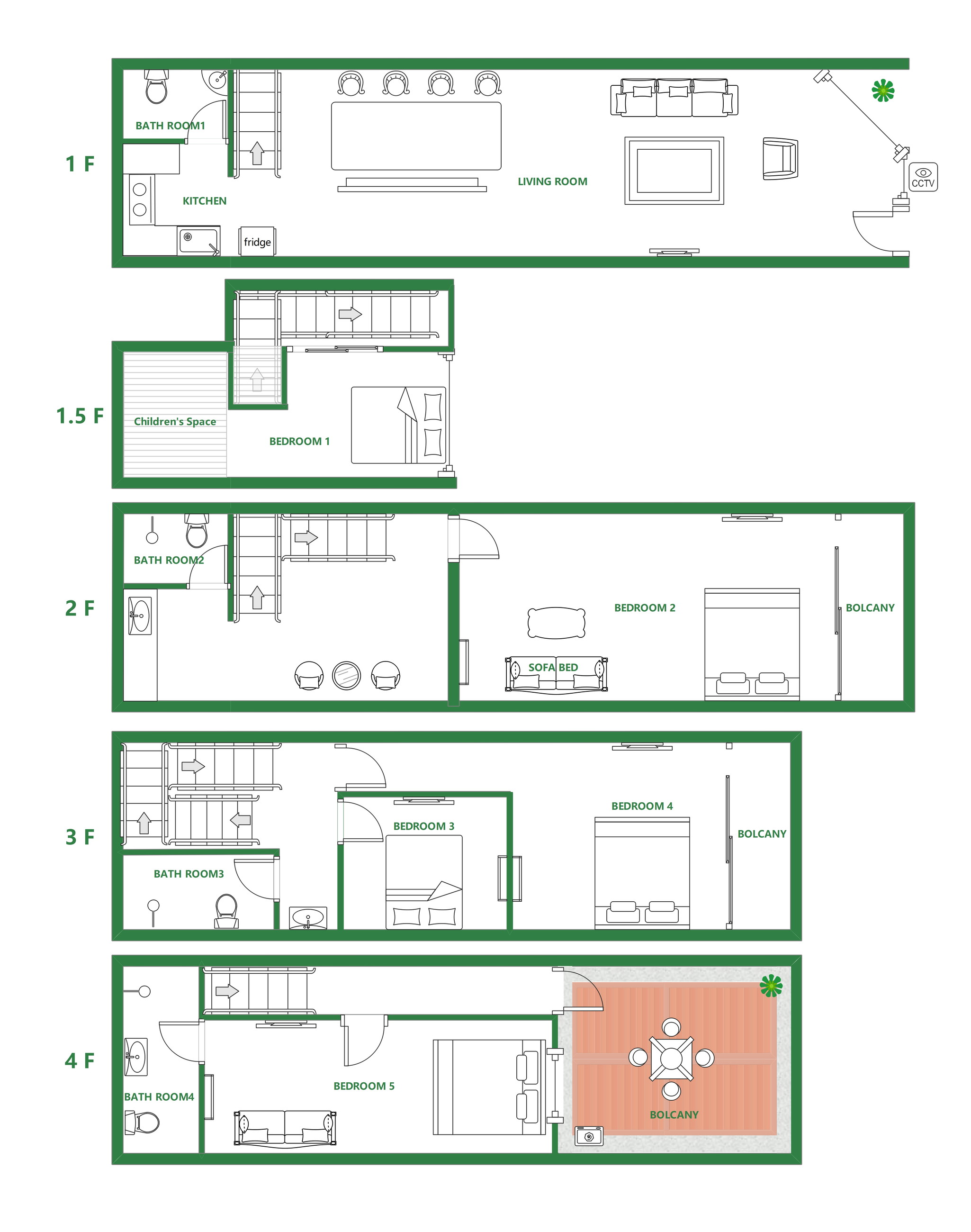 Silom 1 floor plan